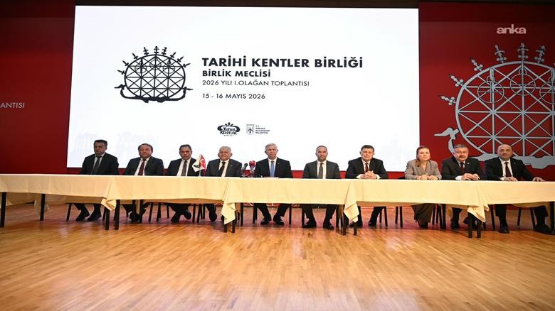 Mansur Yavaş Yeniden Tarihi Kentler Birliği Başkanlığı'na Seçildi 