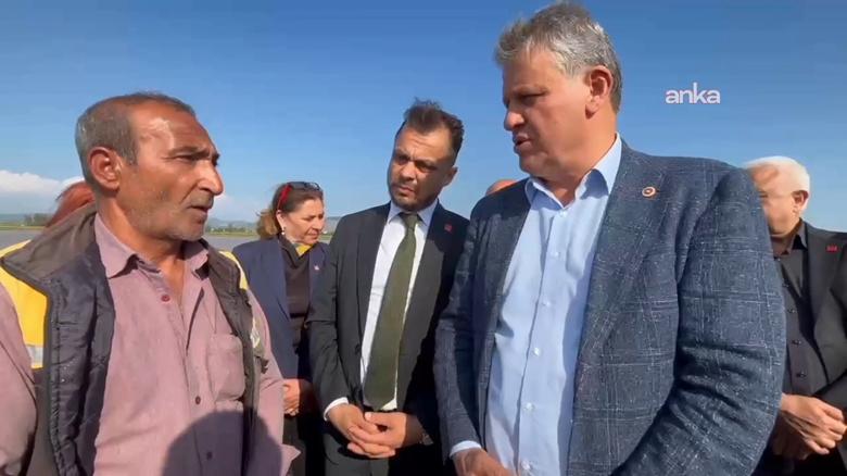CHP Adana Milletvekili Barut'tan Osmaniye'de selden zarar gören çiftçilere ziyaret 