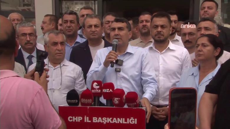 Görevden alınan CHP Adana İl Başkanı Tanburoğlu: “Kimse bizi yolumuzdan döndüremez”