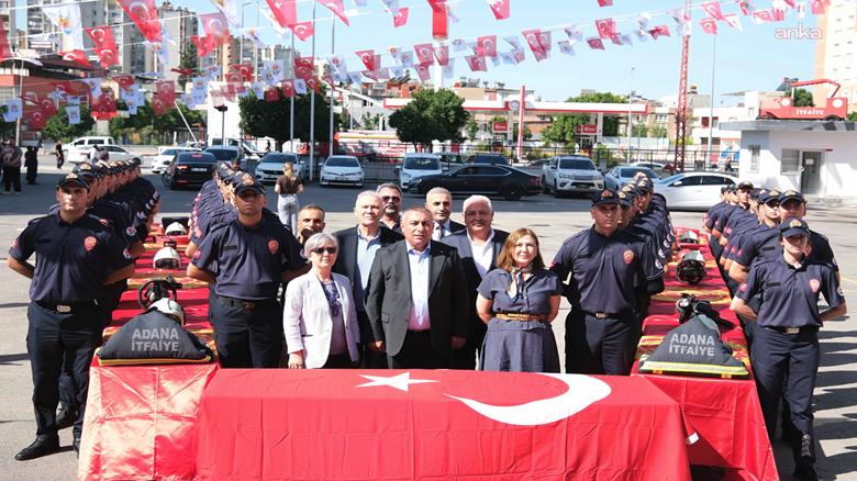 Adana İtfaiyesi'nde 50 yeni itfaiye eri yemin ederek göreve başladı