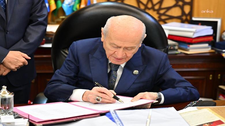 MHP Genel Başkanı Devlet Bahçeli, 