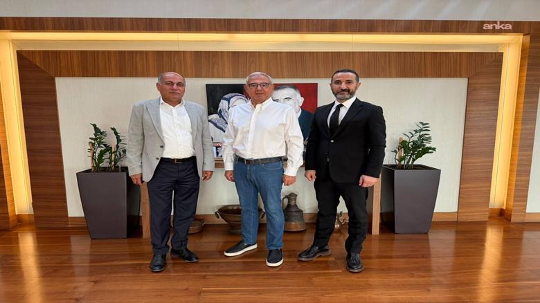 Adana Yumurtalık Belediye Başkanı Erdinç Altıok, AOSB Başkanı Bekir Sütcü’yü ziyaret etti