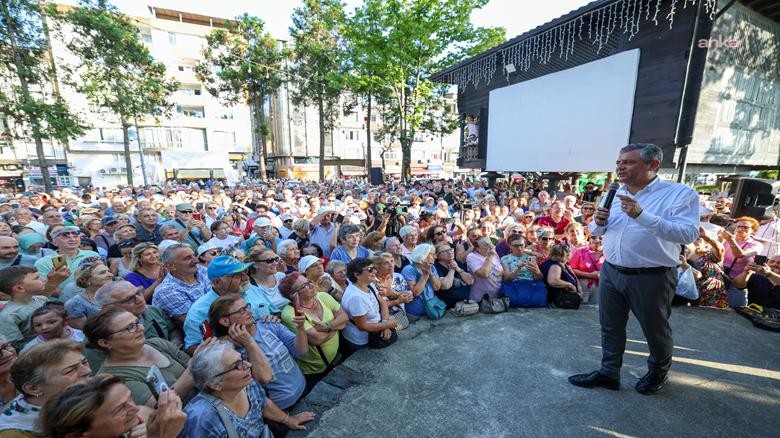 Özgür Özel Rize'de. Özel: 