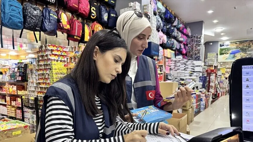 Okul alışverişi öncesi kırtasiyelerde ürün ve fiyat denetimi yapılıyor
