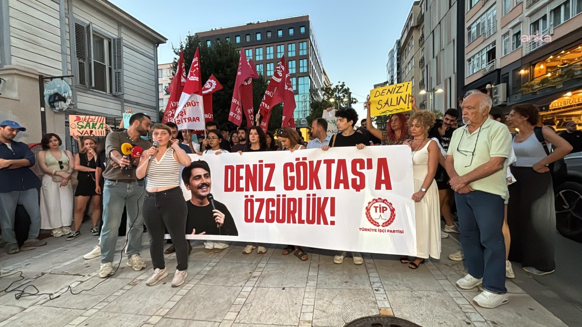 Deniz Göktaş Kadıköy'de eylem... Sera Kadıgil: Deniz'in tekü, saray korkuman rejimi