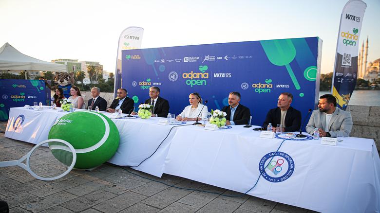Adana'da WTA 125 Adana Open Tenis Turnuvası'nın basın toplantısı yapıldı
