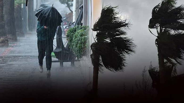 Meteoroloji'den Kuvvetli Yağış ve Fırtına Uyarısı