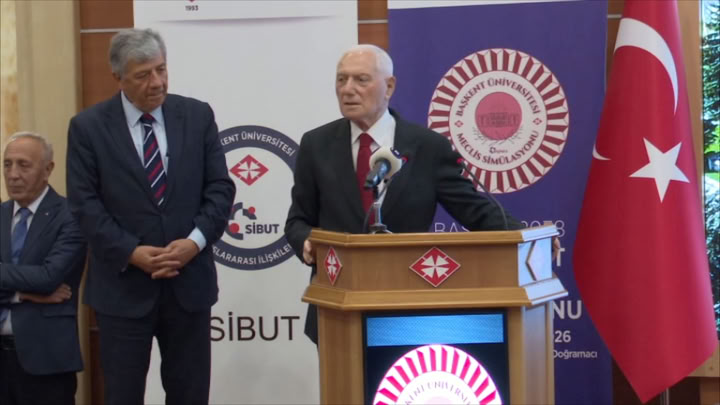 Başkent Üni. Meclis Simülasyonu. Prof Haberal'dan Öğrencilere: 